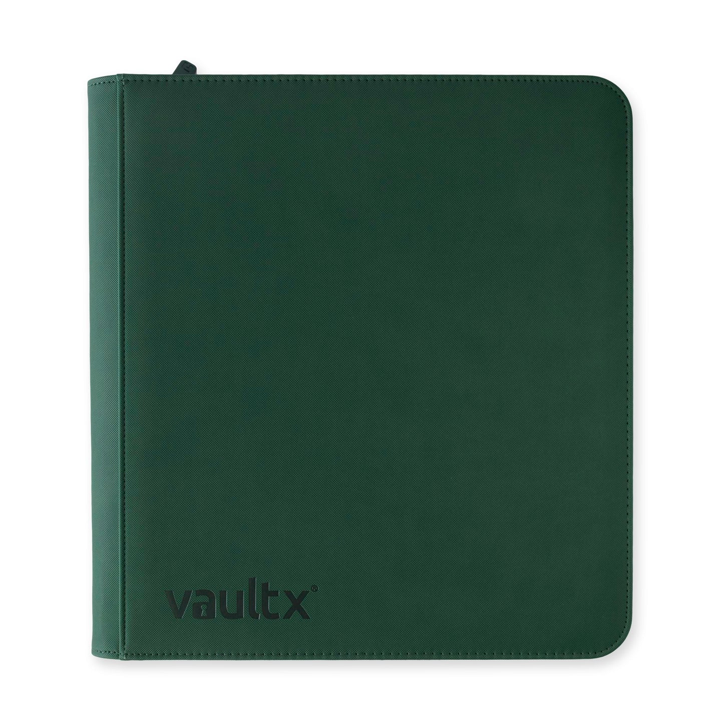 Vault X 12 XL Pocket Zip Binder, 624 Cards, Exo-Tec Material, 26 Side-Loading Pages (Green)