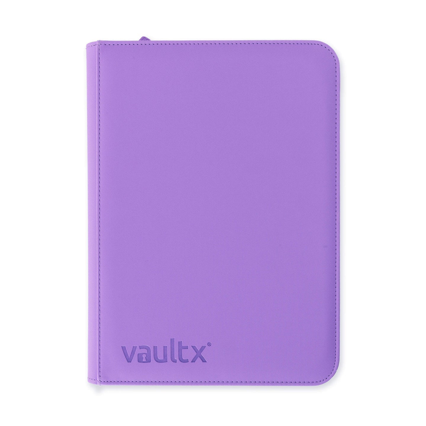 Vault X 9 Pocket Zip Binder, 360 Cards, Exo-Tec Material, 20 Side-Loading Pages (Purple)