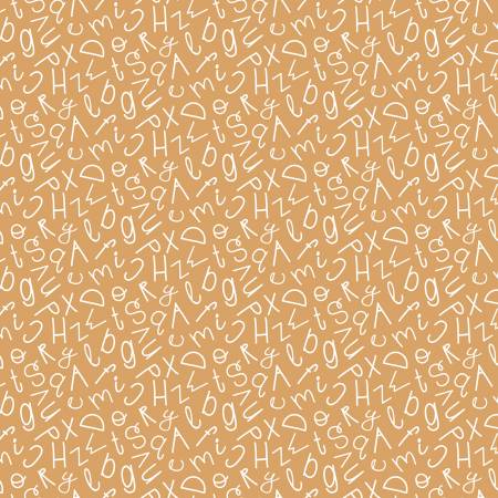 Riley Blake- Alphabet Zoo Gold