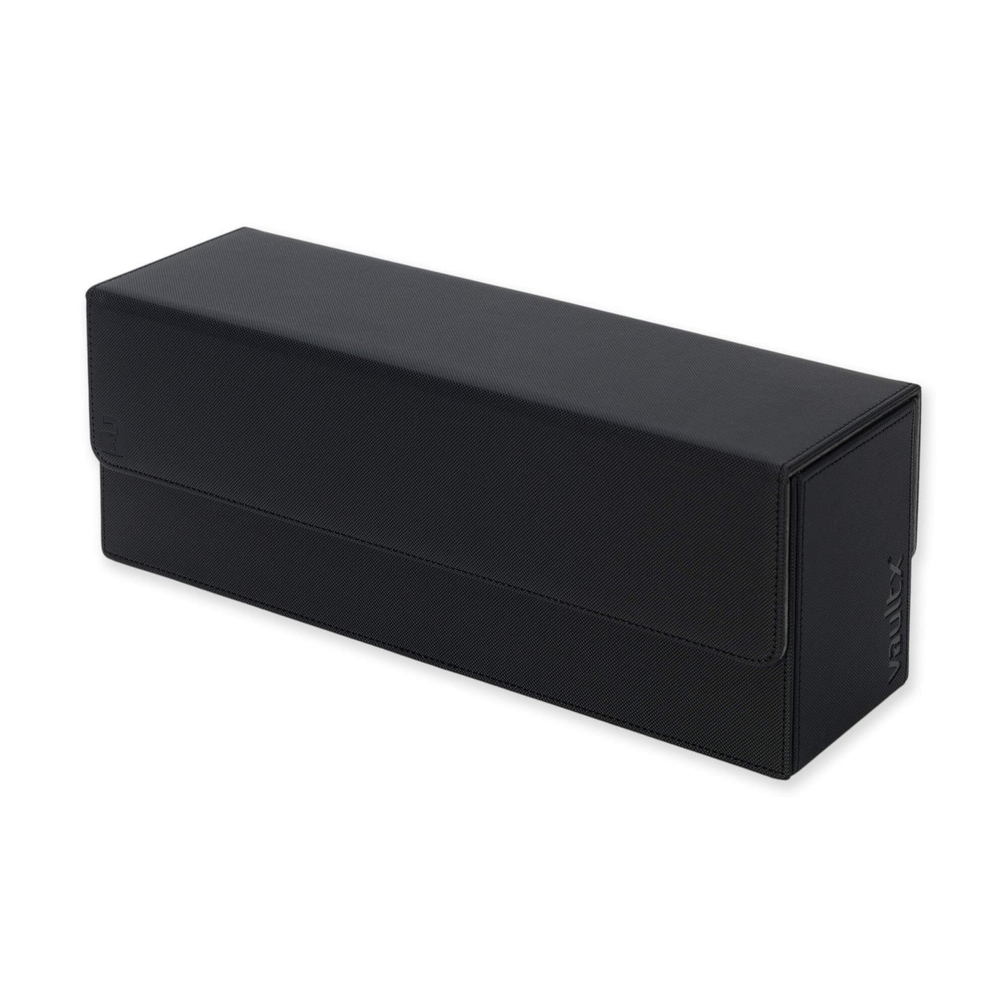Vault X Card Storage Box, Exo-Tec Material, Detachable Magnetic Lid, with Dividers & Foam Fillers, for Trading Cards (Black)