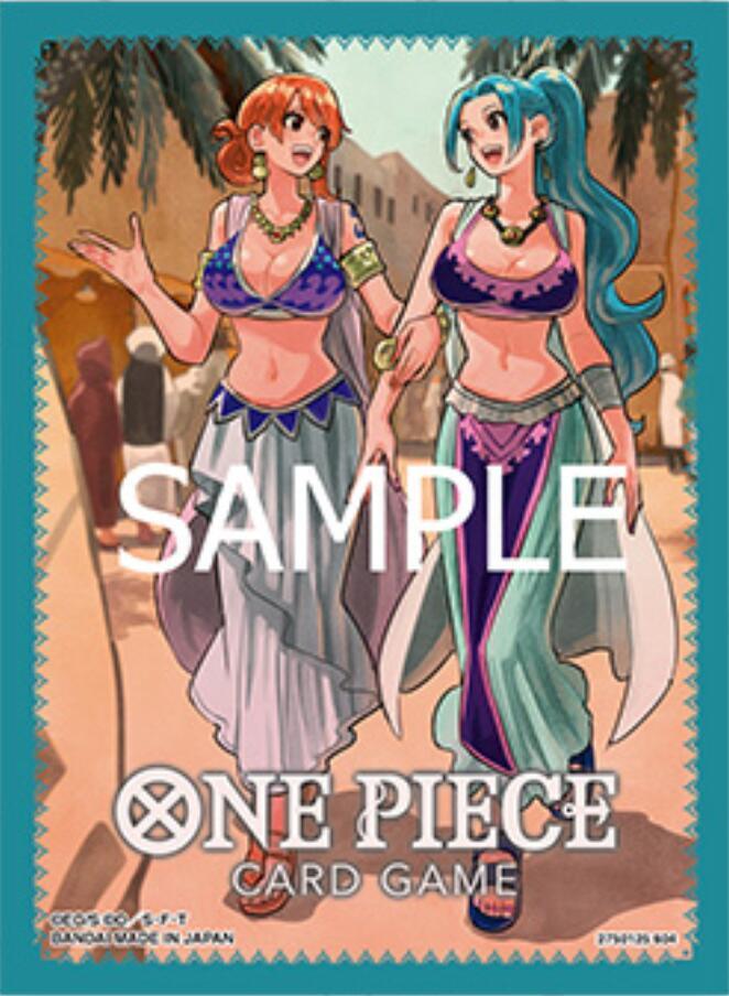 One Piece Card Game Official Sleeves: TCG+ Store Edition Vol.1 - Nami and Vivi (70-Pack)