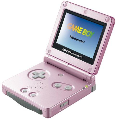 Clean Nintendo Gameboy Advance SP Handheld System Console Pearl Pink (AGS-001)