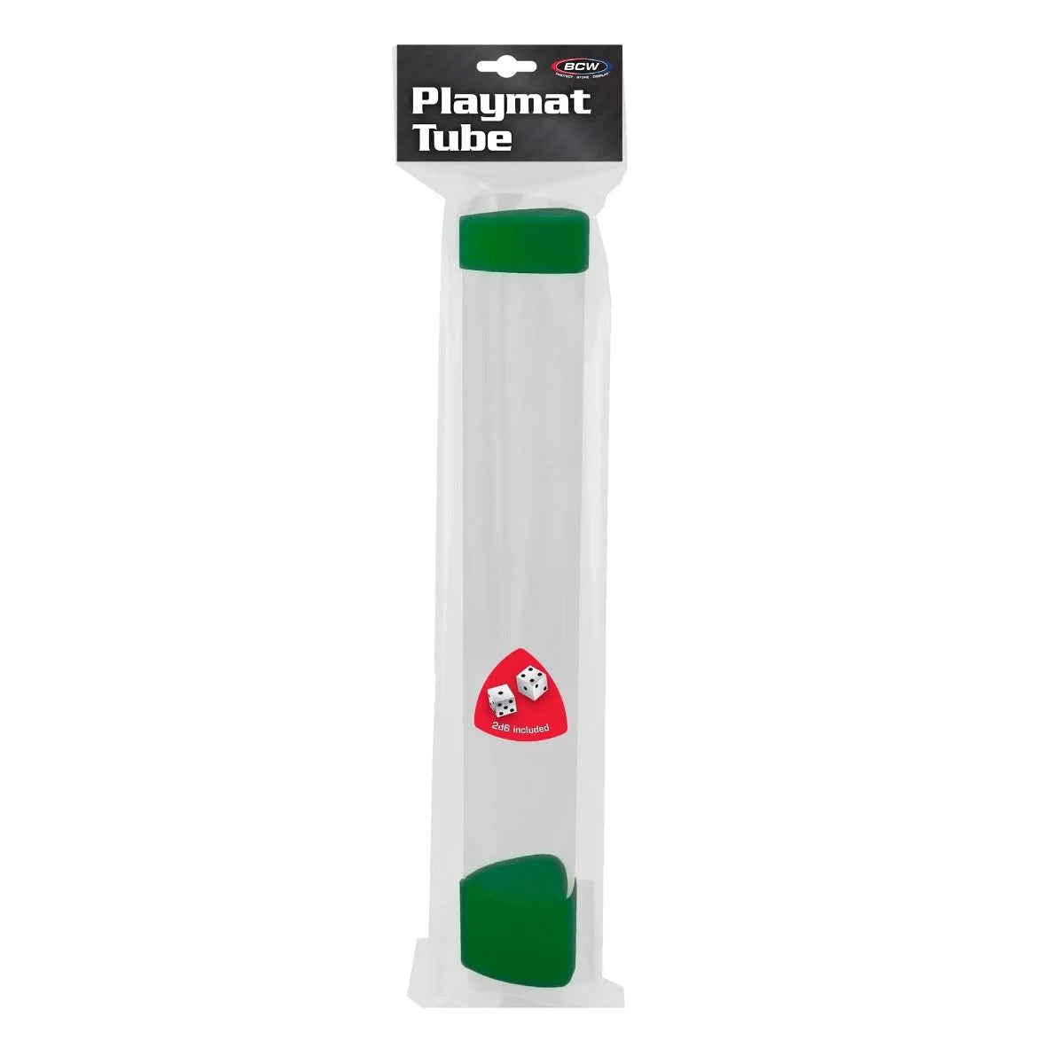 Playmat Tube with Dice Cap - Green