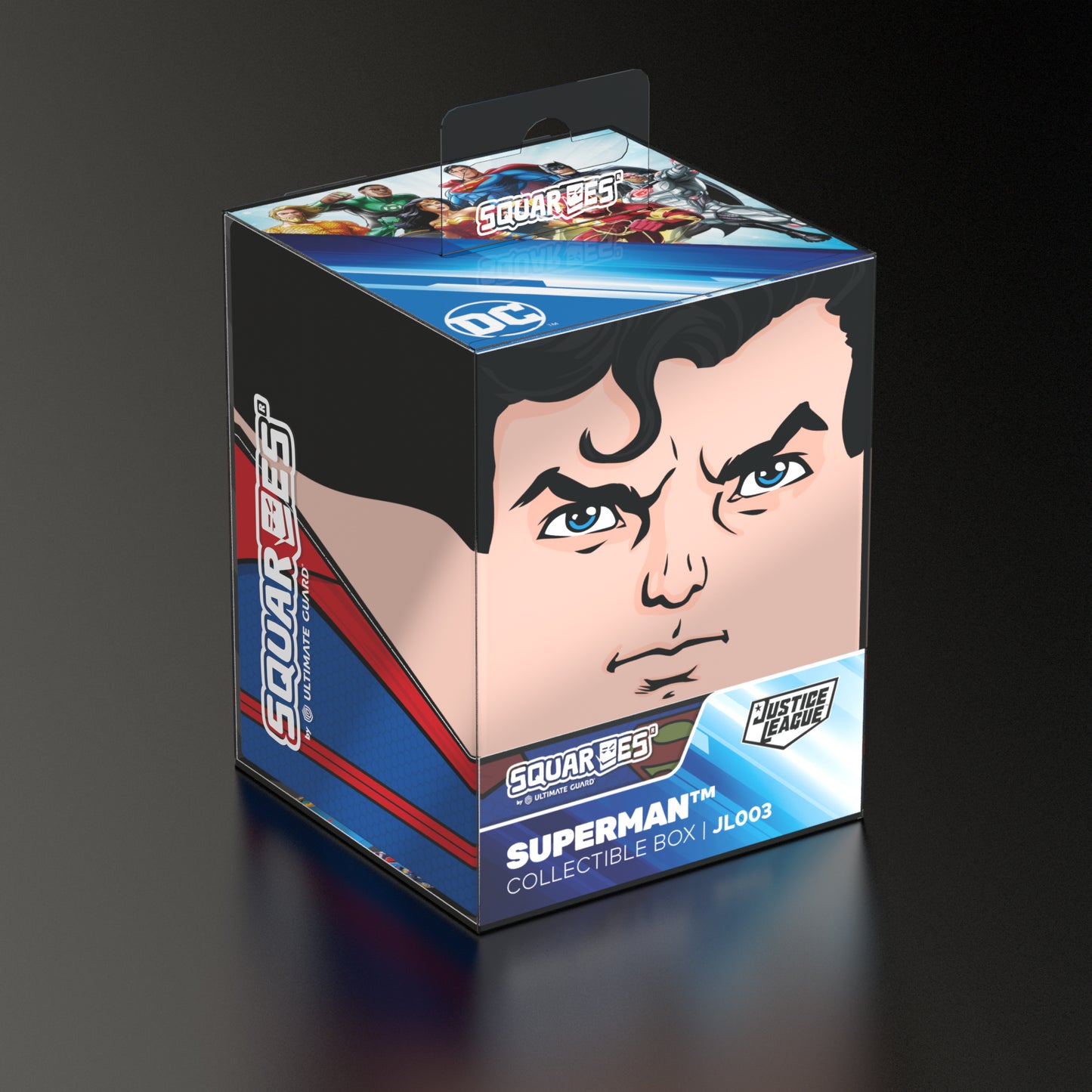 Squaroes 100+ Deckbox: DC Comics Justice League - Superman