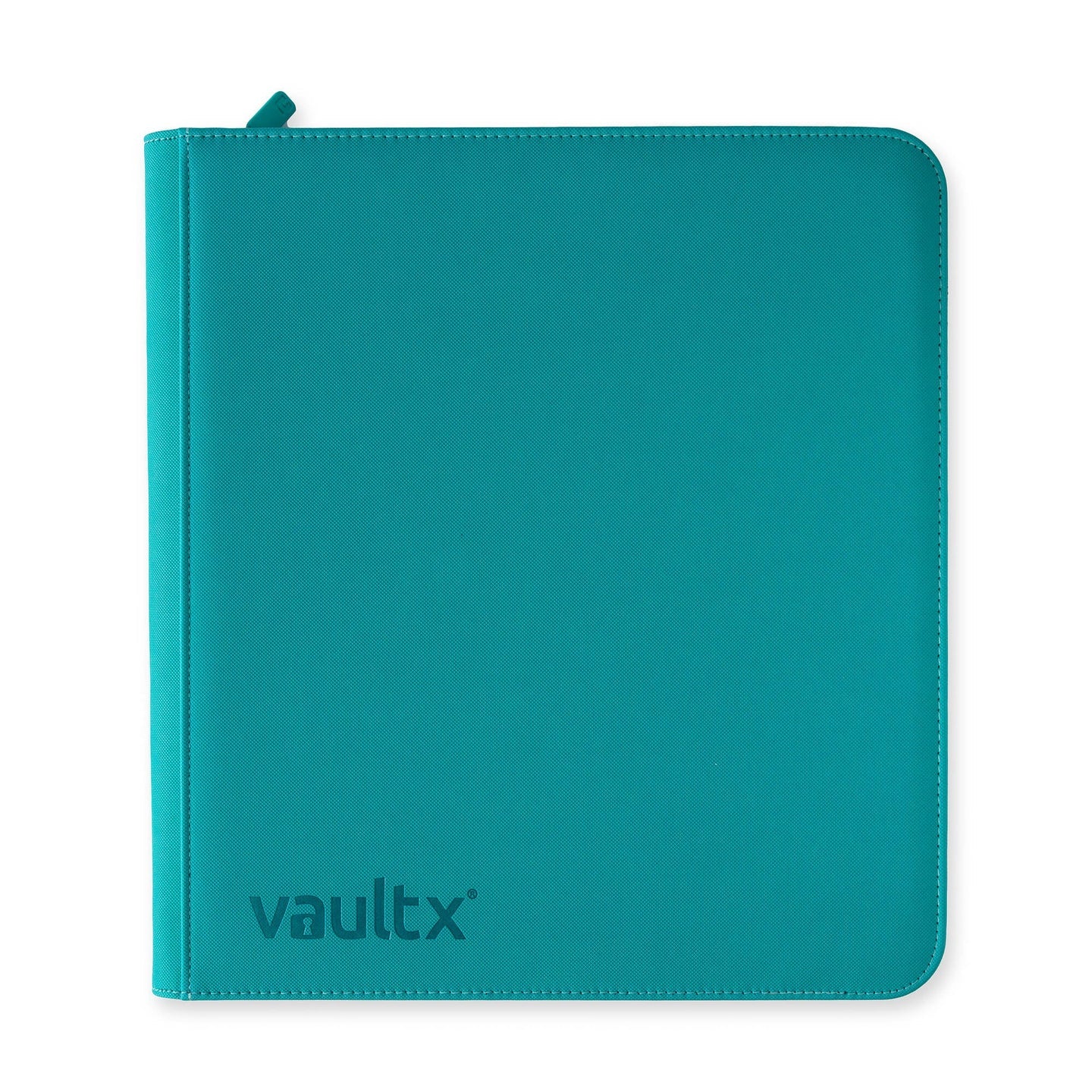 Vault X 12 Pocket Zip Binder, 480 Cards, Exo-Tec Material, 20 Side-Loading Pages (Ocean Blue)
