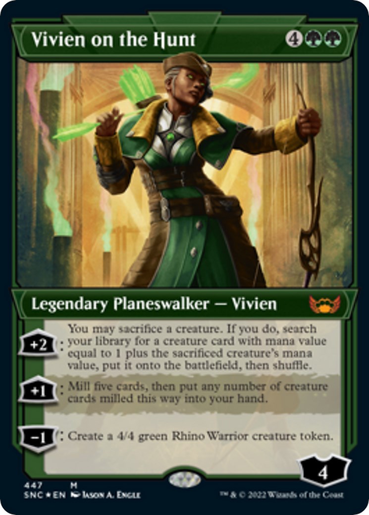 Vivien on the Hunt (Showcase) (Foil Etched)