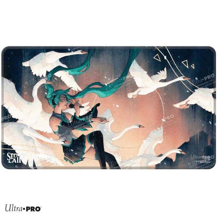 Ultra PRO  Stitched Edge Gaming Playmat Hatsune Miku (Winter) Swan Song