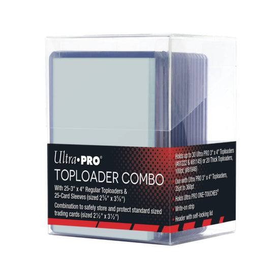 Clear Toploader Combo (25-Count)
