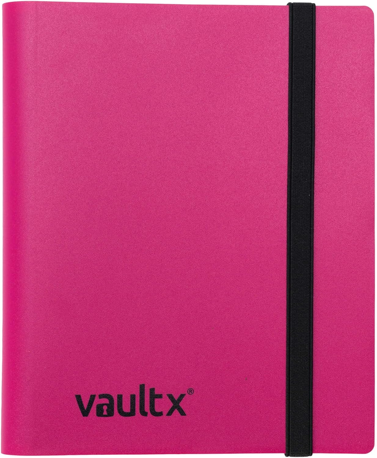 Vault X 4 Pocket Standard Strap Binder, Holds 160 Trading Cards in 20 Side-Loading Pages (Yellow)