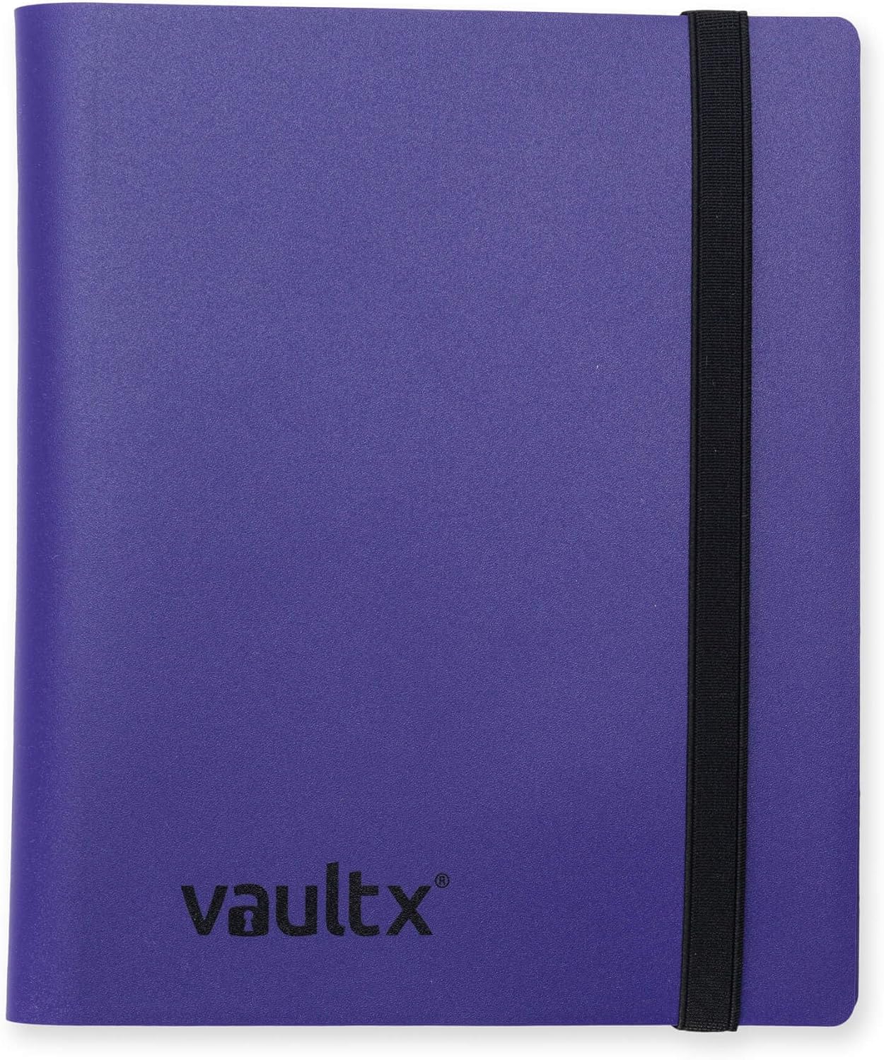 Vault X 4 Pocket Standard Strap Binder, Holds 160 Trading Cards in 20 Side-Loading Pages (Purple)