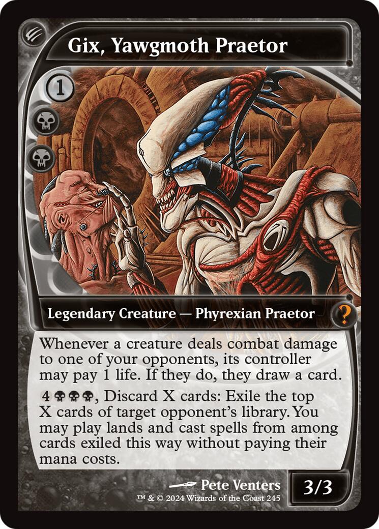 Gix, Yawgmoth Praetor (Future Sight)