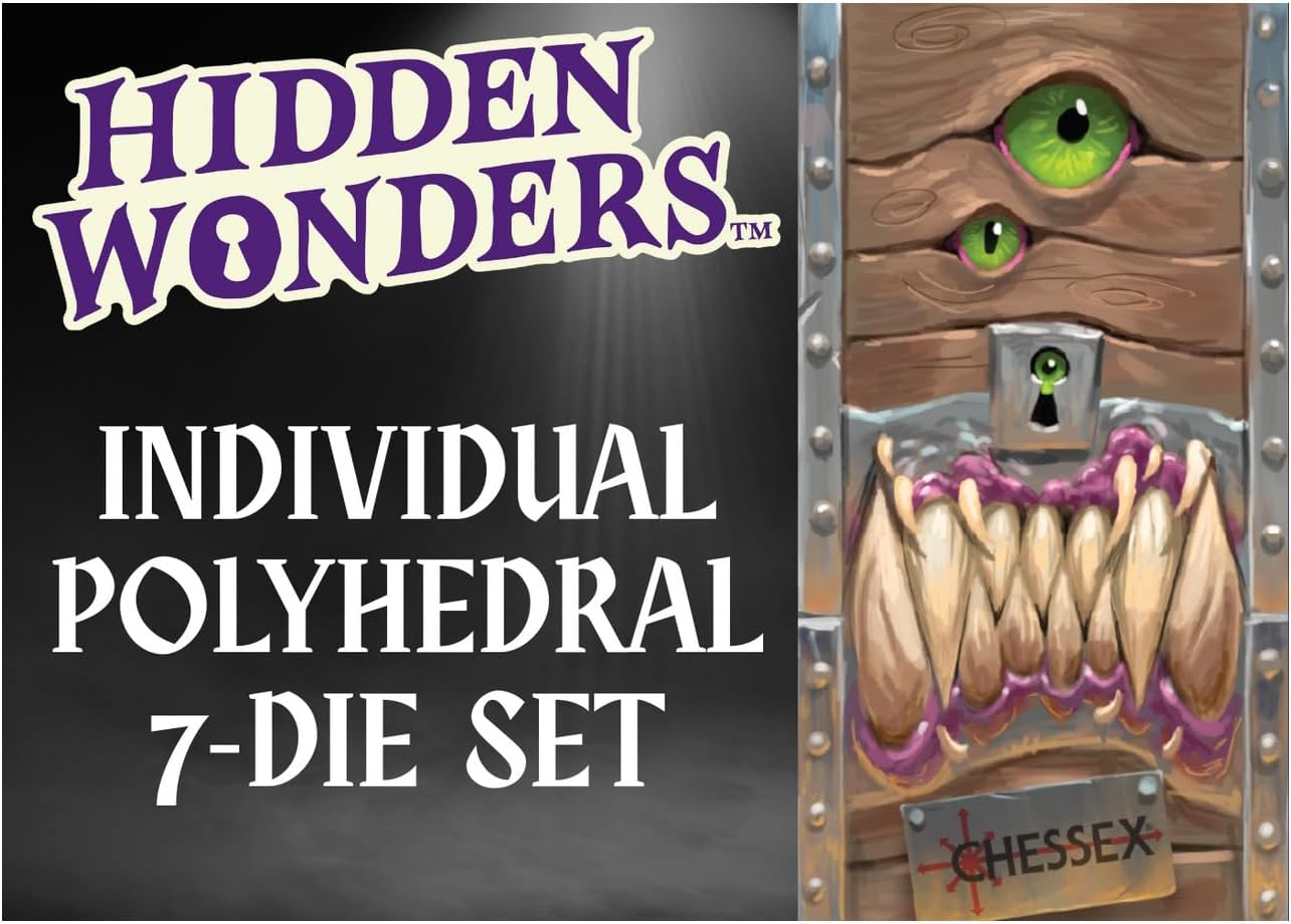 Chessex Hidden Wonders 7 Die Set