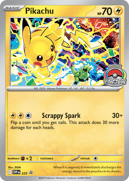 Pikachu - 225 (World Championship 2025)