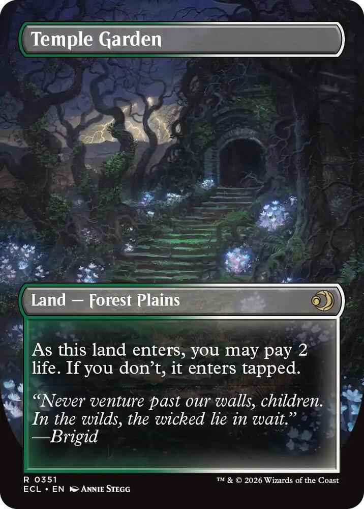 Temple Garden (Borderless) (Back)