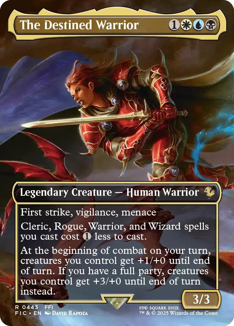 The Destined Warrior (Borderless)