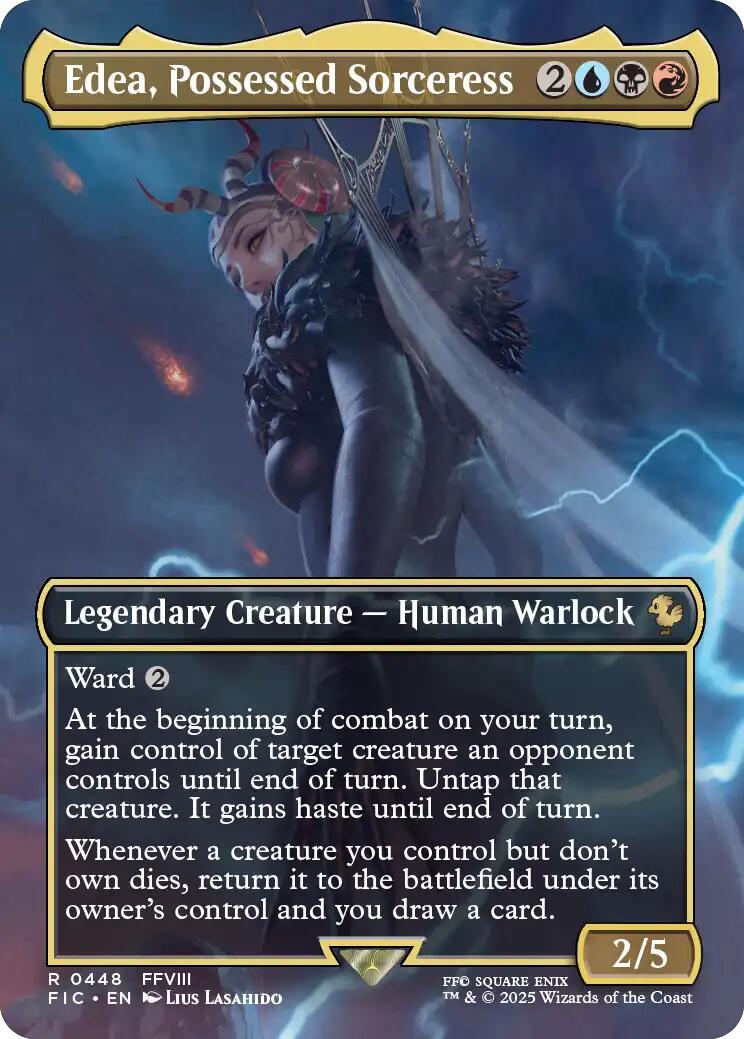 Edea, Possessed Sorceress (Borderless)