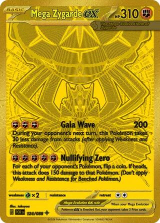 Mega Zygarde ex - 124/088