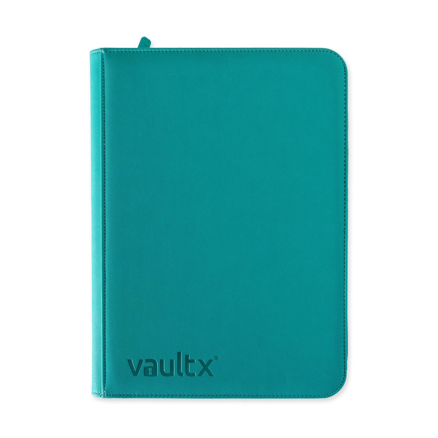 Vault X 9 Pocket Zip Binder, 360 Cards, Exo-Tec Material, 20 Side-Loading Pages (Teal)