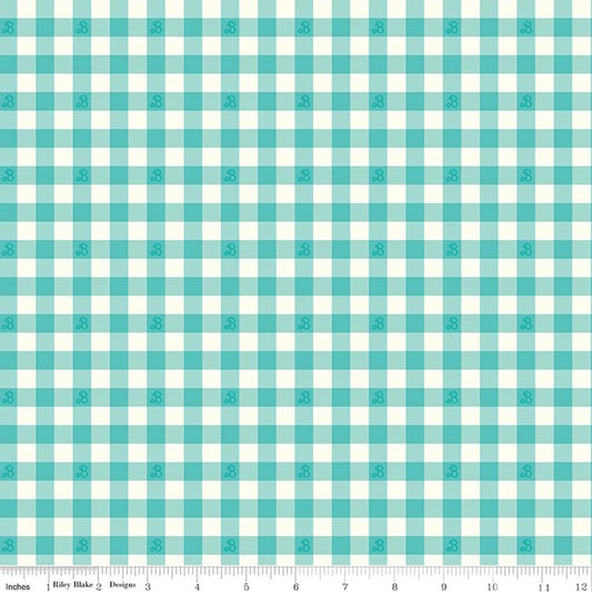 Barbie™ World Barbie Gingham Teal