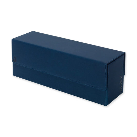 Vault X Card Storage Box, Exo-Tec Material, Detachable Magnetic Lid, with Dividers & Foam Fillers, for Trading Cards (Blue)