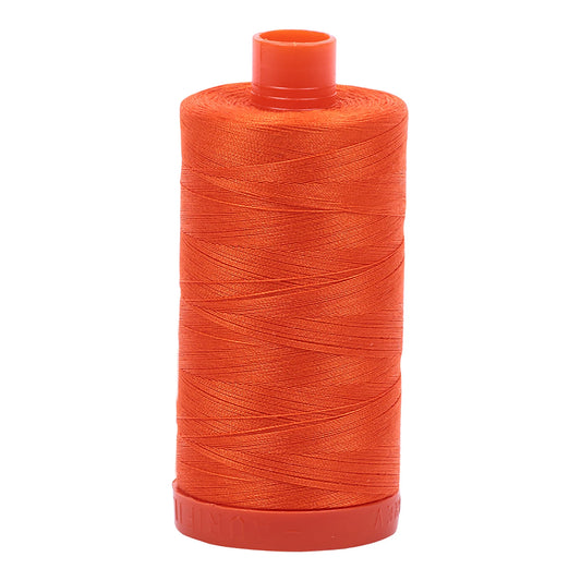Mako Cotton Thread Solid 50wt 1422yds Neon Orange