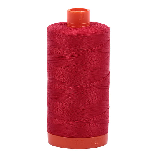 Mako Cotton Thread Solid 50wt 1422yds Red