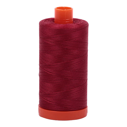 Mako Cotton Thread Solid 50wt 1422yds Burgundy