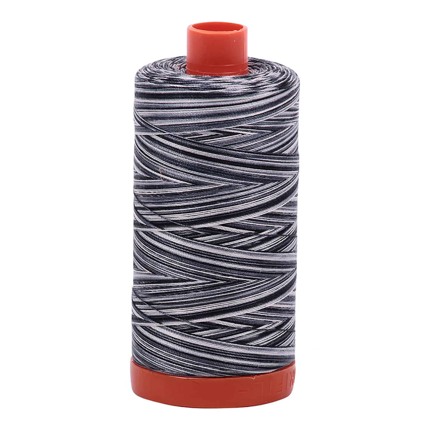 Mako Cotton Embroidery Thread 50wt 1422yds Variegated Graphite