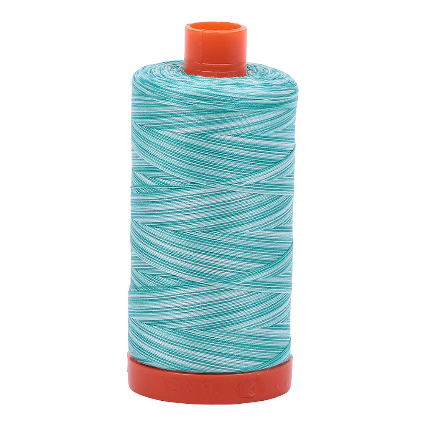 Mako Cotton Embroidery Thread 50wt 1422yds Variegated Turquoise Foam