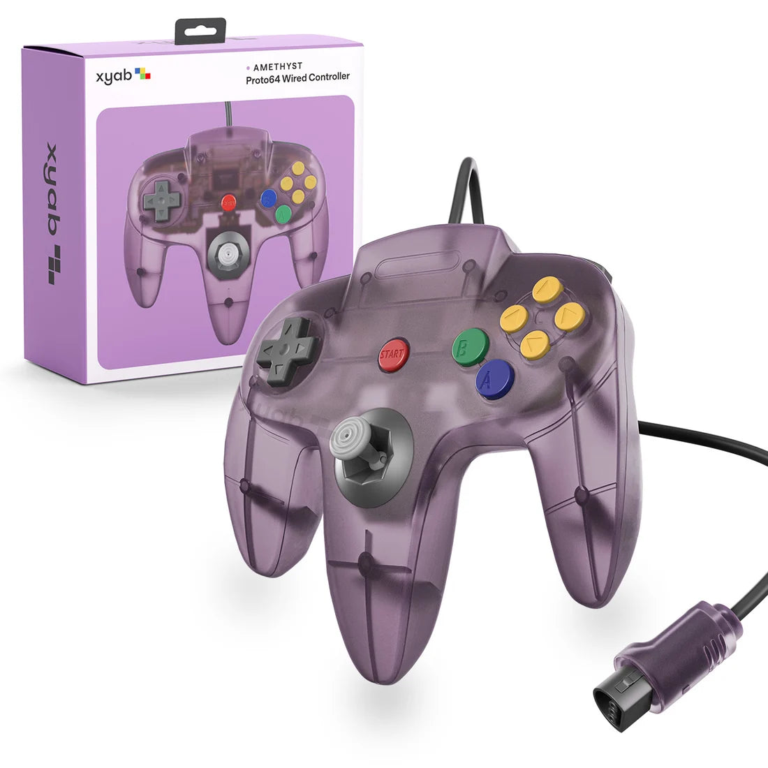 PROTO64 Wired Controller for Nintendo 64® - Amethyst