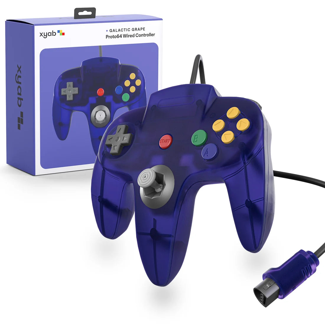 PROTO64 Wired Controller for Nintendo 64® - Galactic Grape