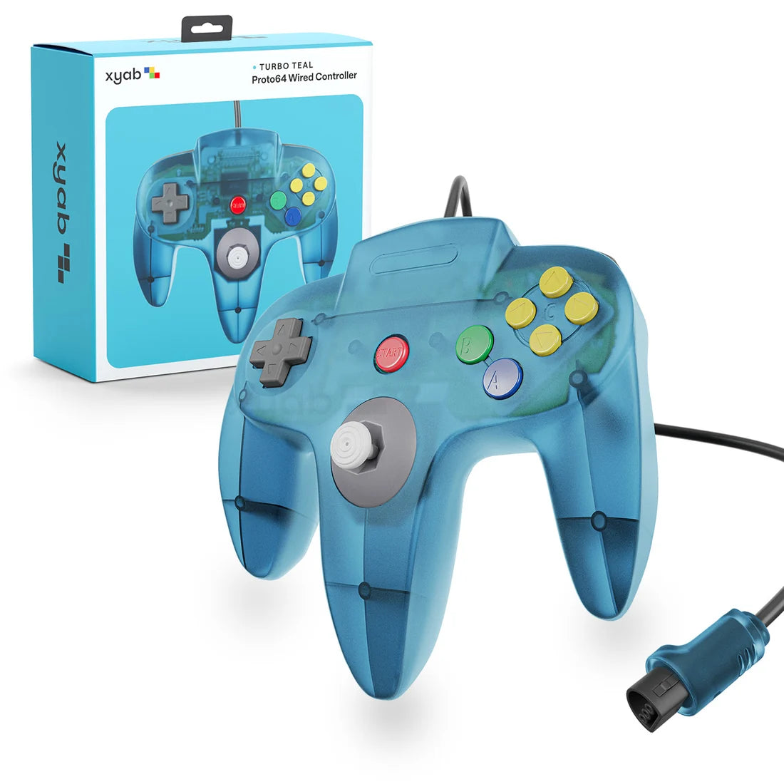 PROTO64 Wired Controller for Nintendo 64® - Teal