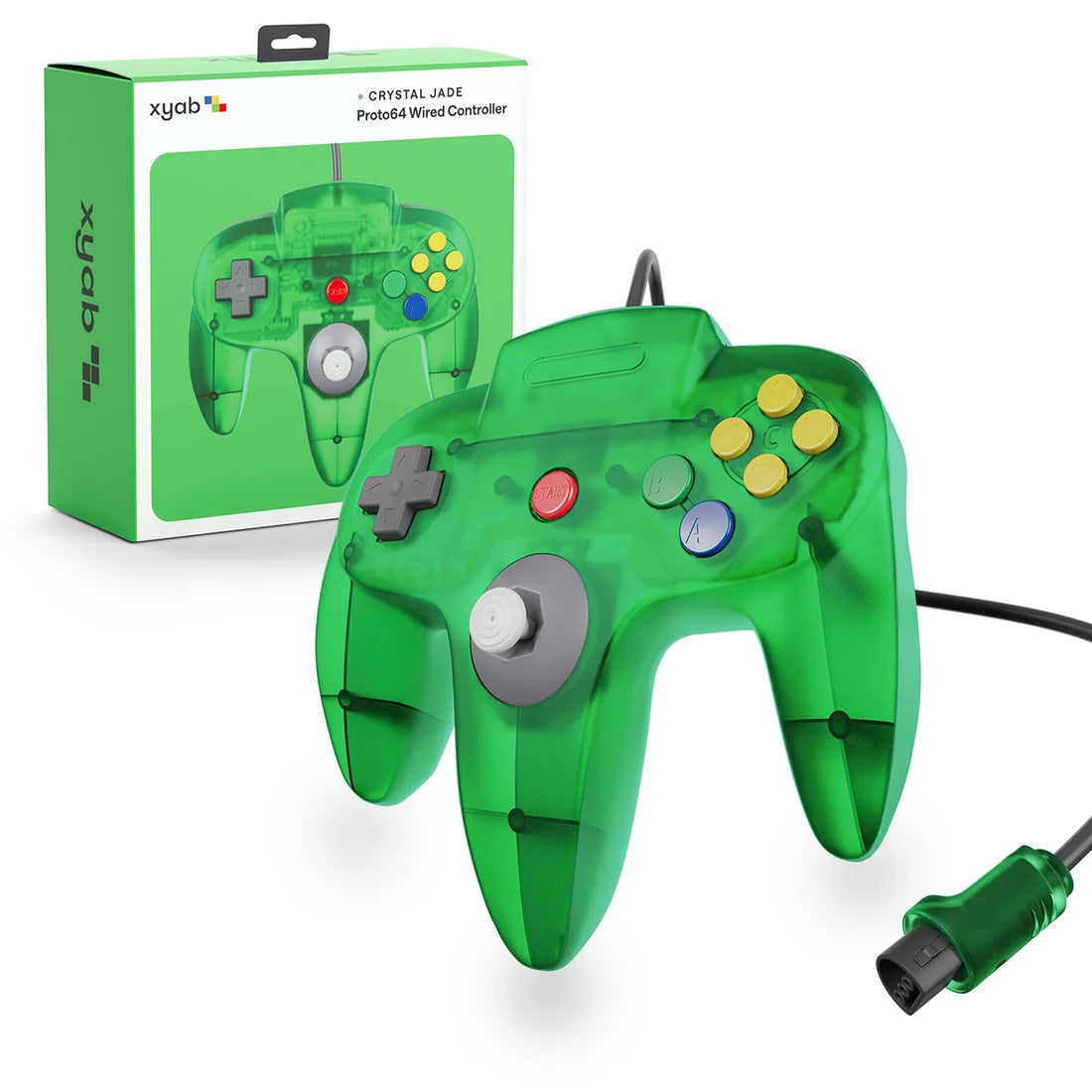 PROTO64 Wired Controller for Nintendo 64® - Crystal Jade