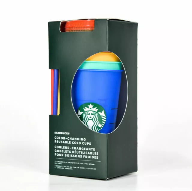 Starbucks Reusable Color Changing Cold Cups