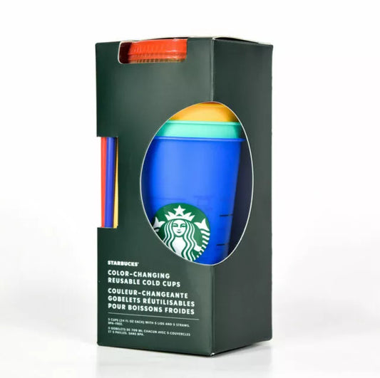 Starbucks Reusable Color Changing Cold Cups