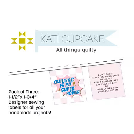 Kati Cupcake Super Power - Sew in Labels
