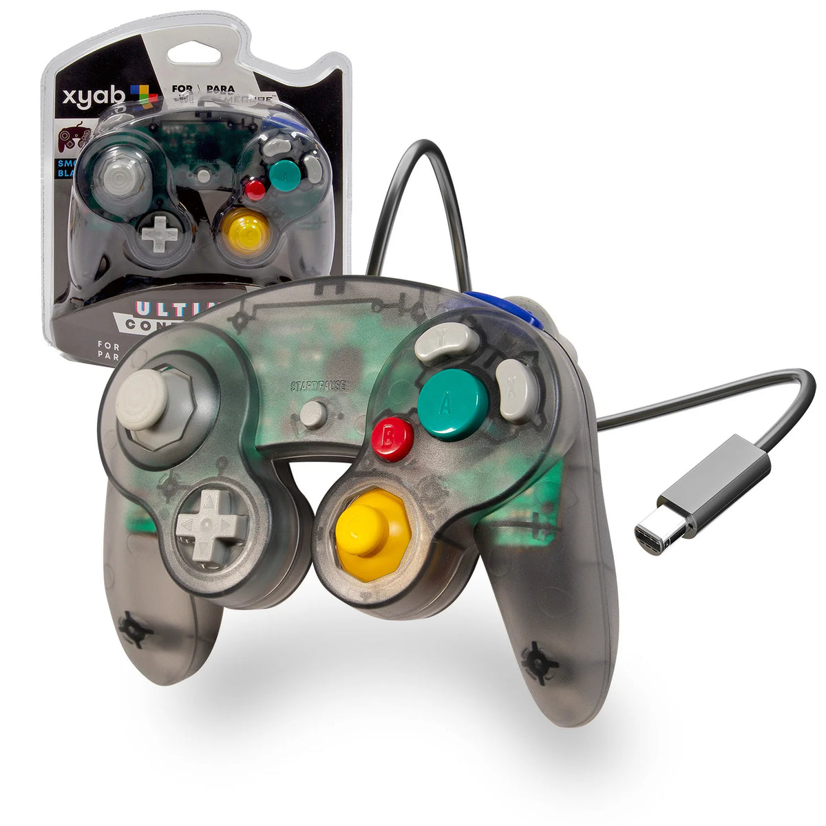 Wired Controller for Nintendo GameCube® - Smoke Black